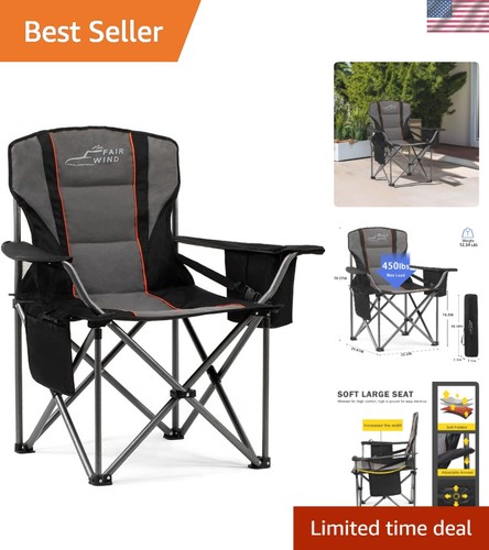 Oversized padded camping - camping, chair