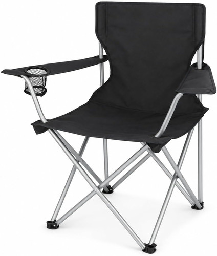 Folding camping chair with - with, cup