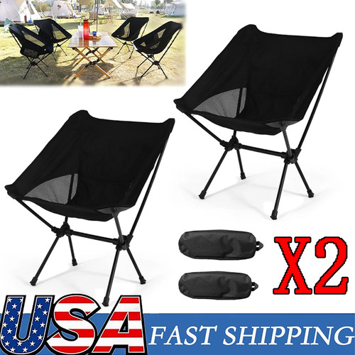 2pack collapsible camp chairs - collapsible,