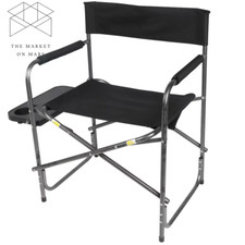 Camping Chair Black Folding