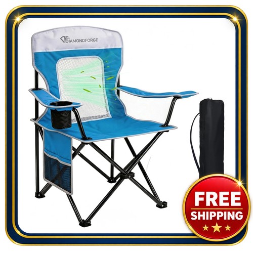 Folding camping chair 300 lbs - folding,