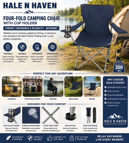 Four fold camping - four-fold, with