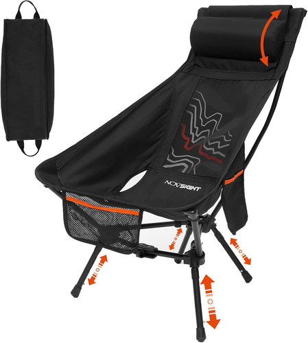 Portable high back camping - high,